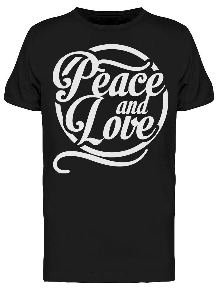 Peace And Love Graphic T-Shirt for Men - Stylish Casual Wear for Everyday Outfits & Street Fashion