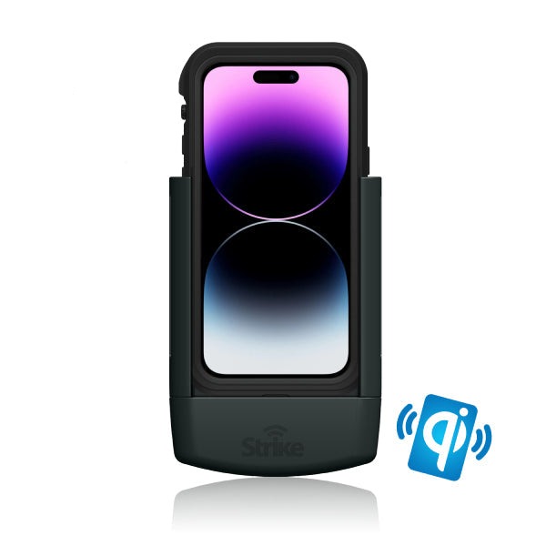 iPhone 14 Pro Wireless Charging Car Mount Holder Compatible with OtterBox Fre Case - Hands-Free Charging for Safe Driving & GPS Navigation