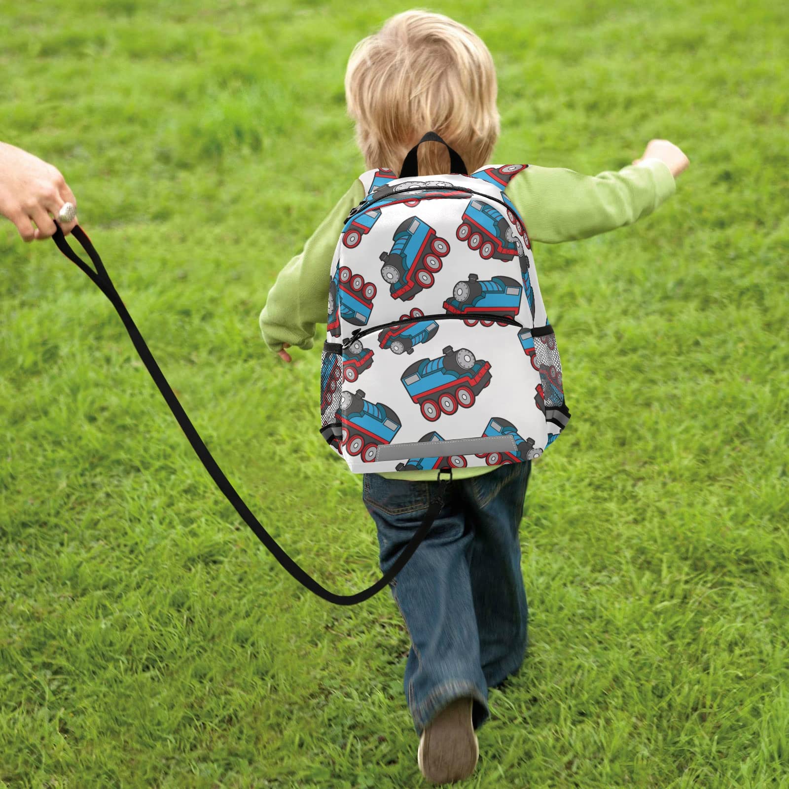 Cartoon Train Kids Backpack for Toddlers - Durable Daycare & Preschool Bookbag for Boys & Girls - Perfect for Kindergarten, School & Travel