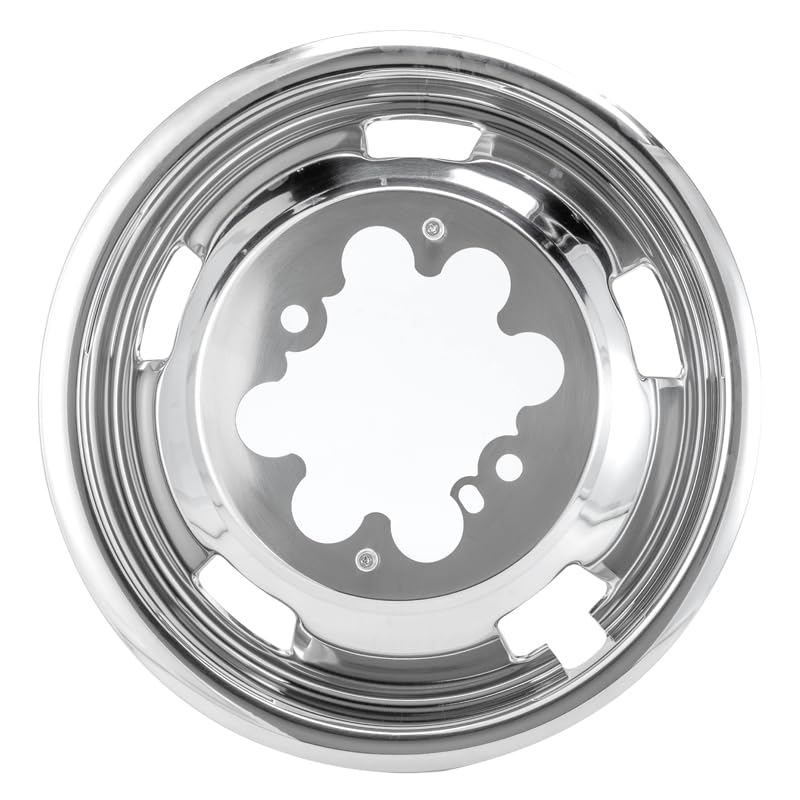 4PCS Polished Stainless Steel Wheel Simulators for 2003-2018 Dodge Ram 3500 - 17