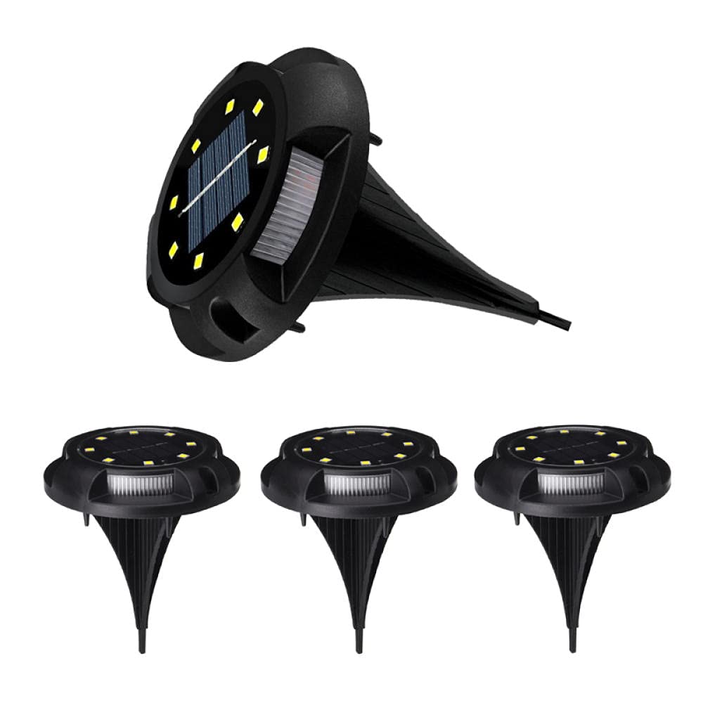 12 Pack Solar Lawn Lights - Waterproof LED Solar Garden Lights for Outdoor Pathway, Yard, and Landscape - White Light for Night Illumination - Perfect for Driveways, Walkways, and Garden Decor
