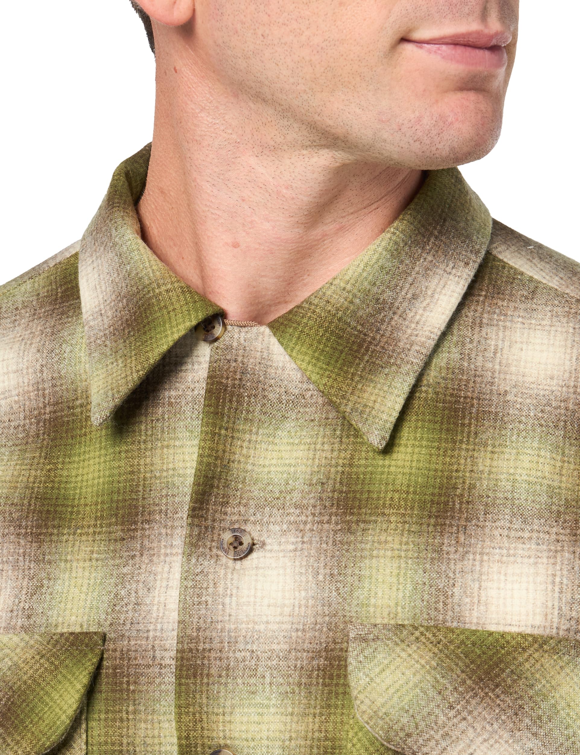 Pendleton Men's Long Sleeve Tall Board Shirt - Classic Plaid Flannel for Outdoor Adventures & Casual Wear