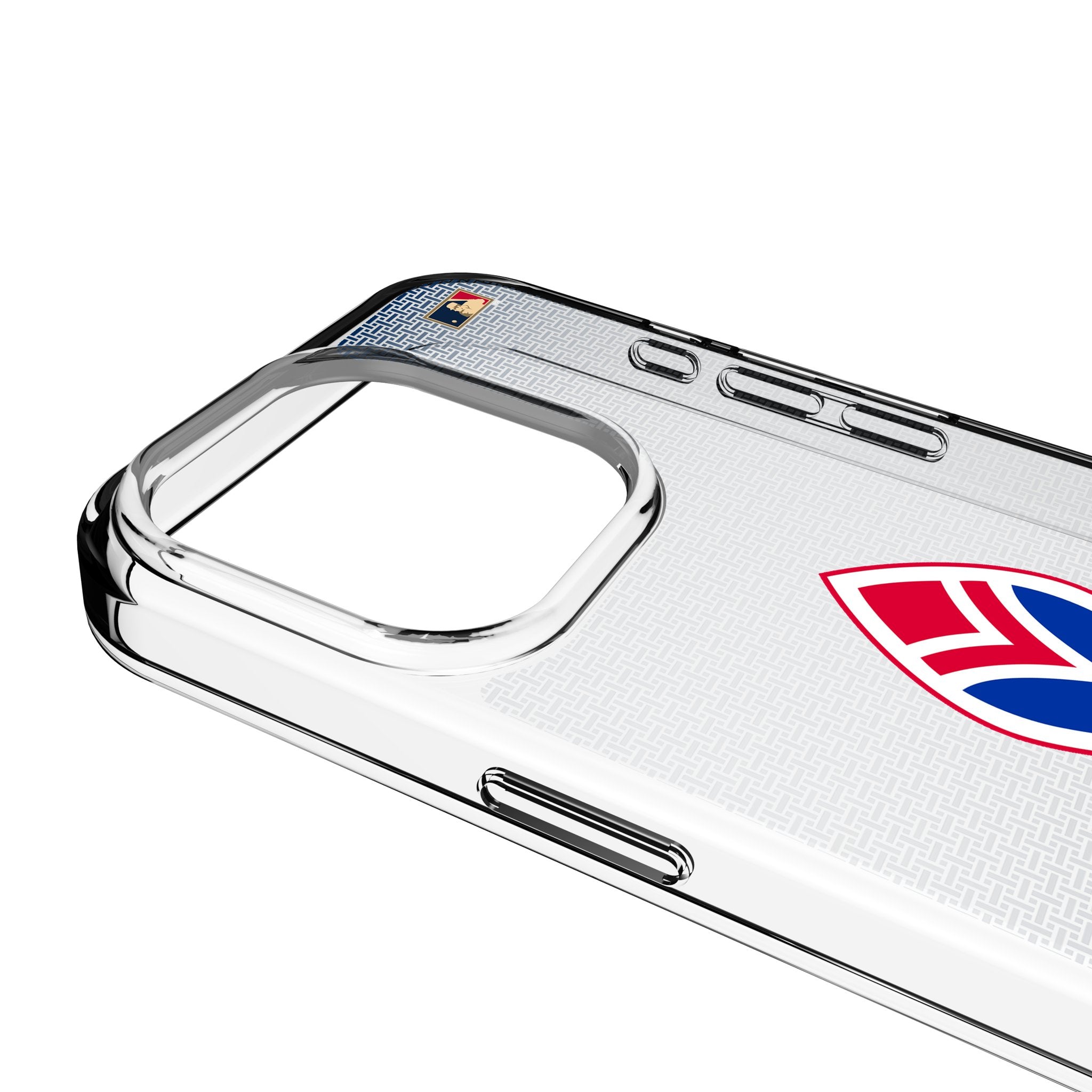 Atlanta Braves 1972-1975 Cooperstown Collection Linen Clear Phone Case for Apple iPhone - Perfect for Baseball Fans & iPhone Protection at Games, Work & Daily Use