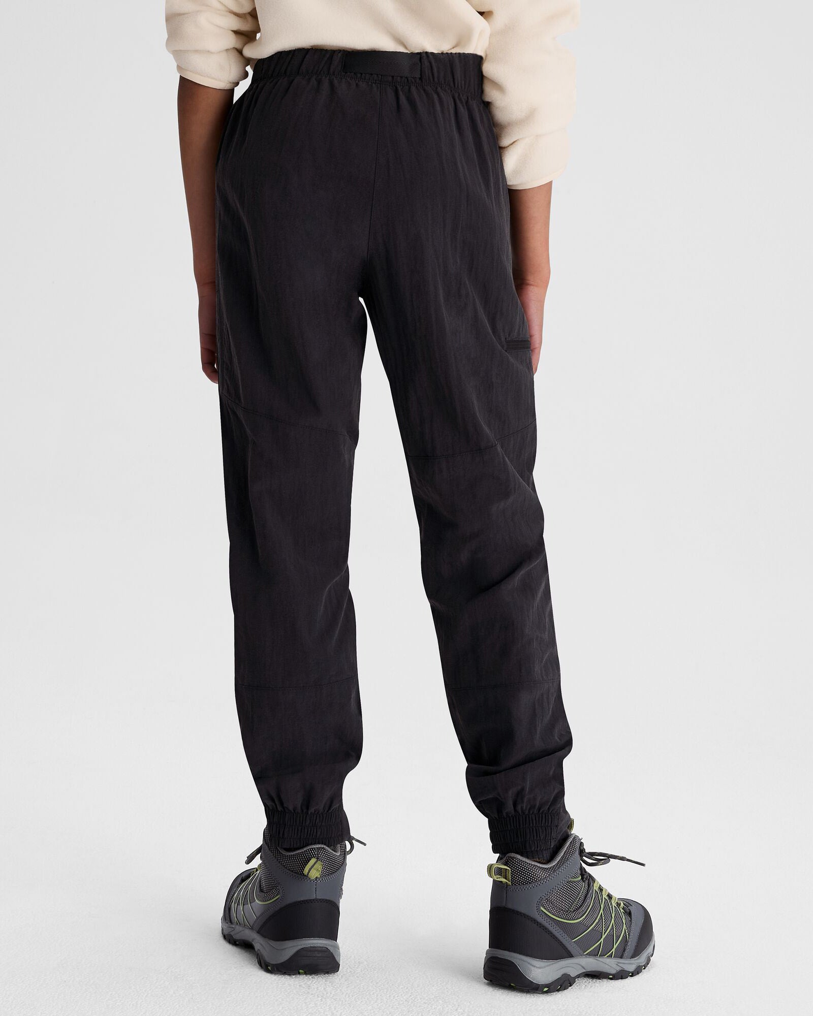 Girls' EVRY Day Lined Cargo Pants - Black | Comfortable Casual Pants for School, Play & Outdoor Activities