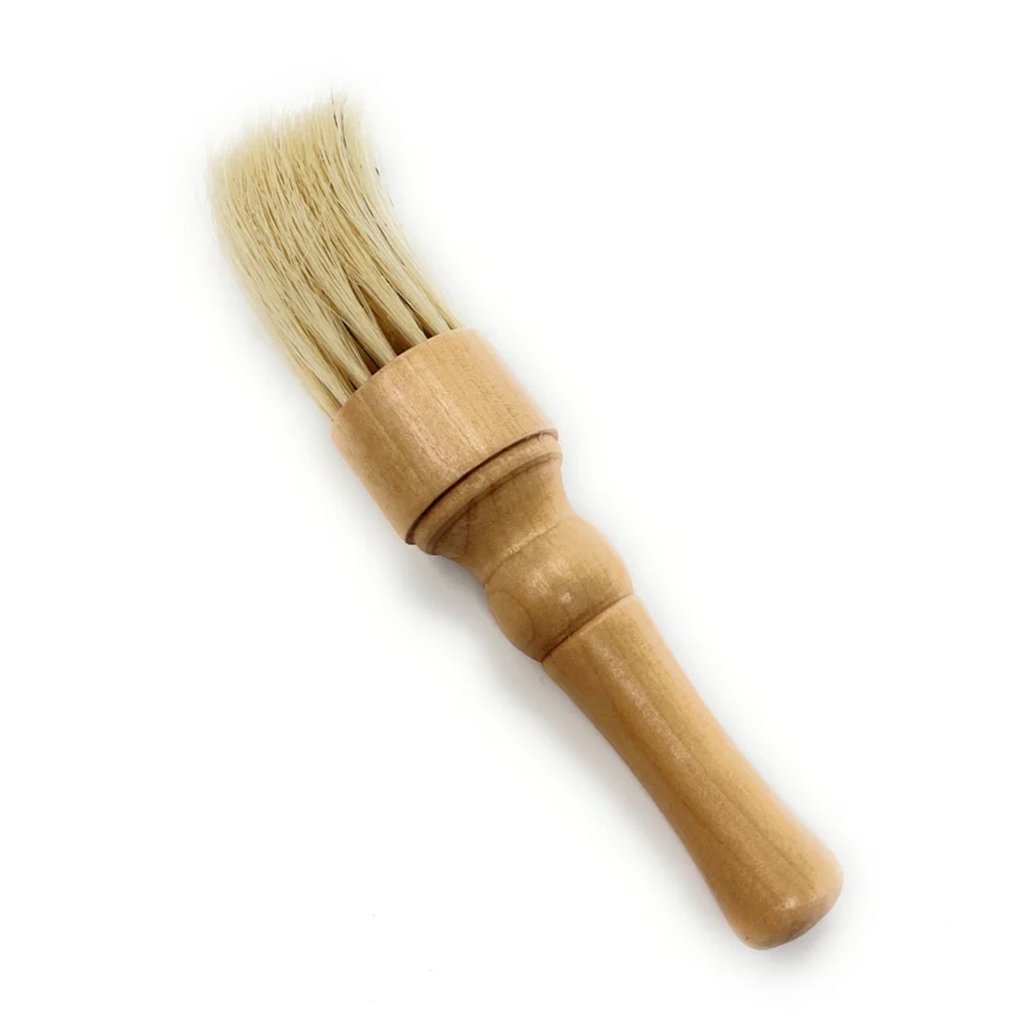 Scalpmaster 7 Inch Professional Barber Brush Neck Duster with Natural Bristles - Wooden Handle Haircut Brush for Barbershops & Home Grooming - Perfect for Haircut Cleanup & Styling