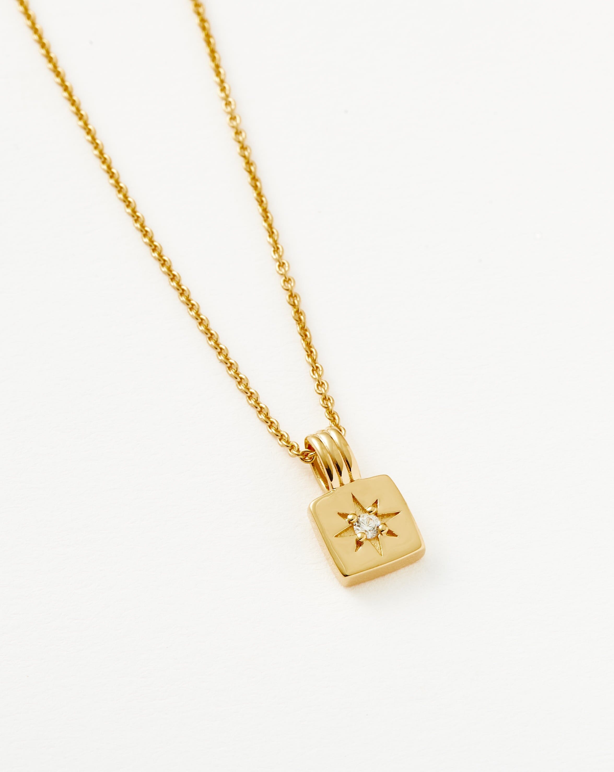 Mini Star Ridge Pendant Necklace - 18k Gold Vermeil Layering Necklace for Women, Dainty Gold Star Jewelry Gift for Her | Perfect for Everyday Wear, Date Nights & Special Occasions