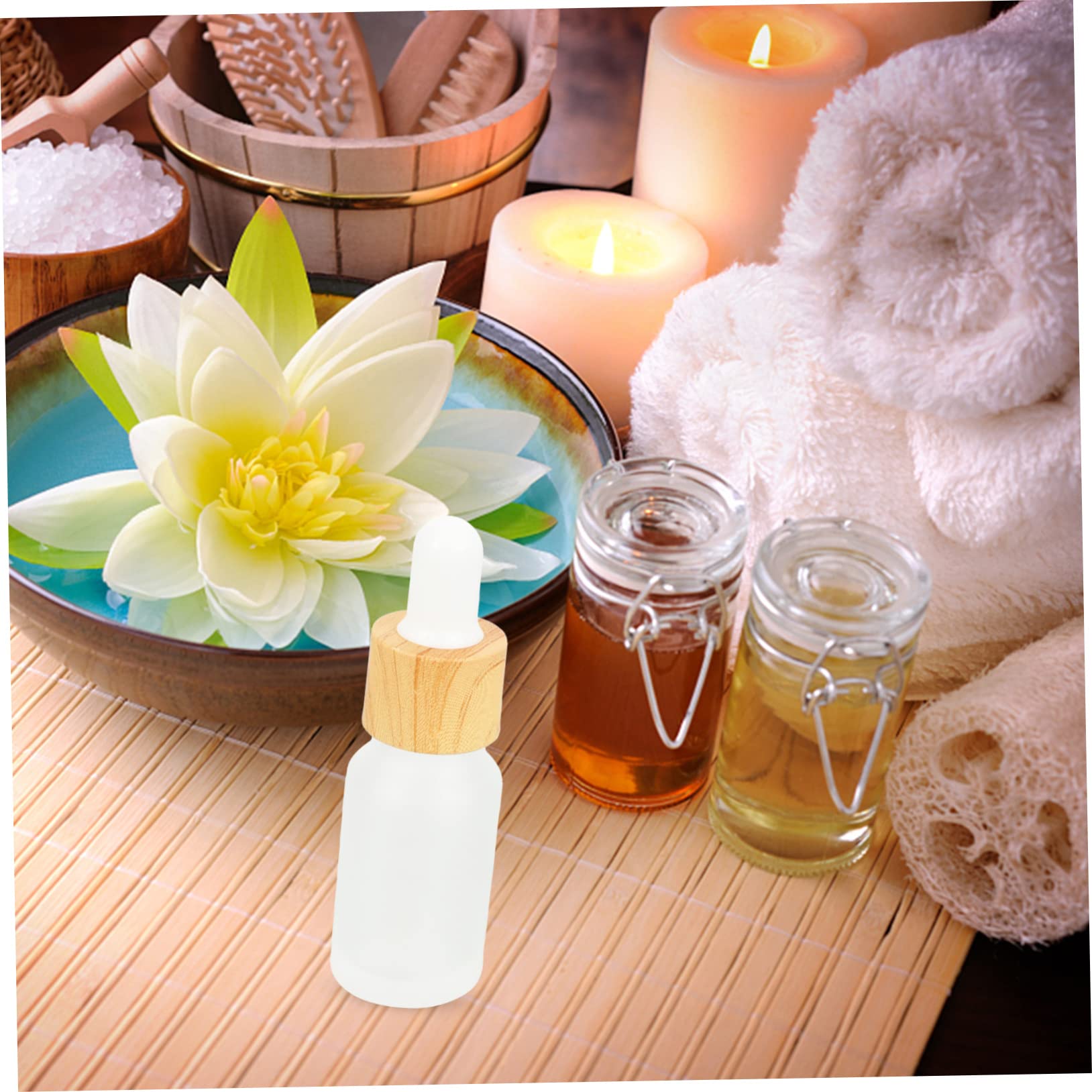 Beavorty 10ml Glass Bottles for Makeup - Portable Liquid Dispenser Containers - Perfect for Travel, DIY Cosmetics & Essential Oils Storage
