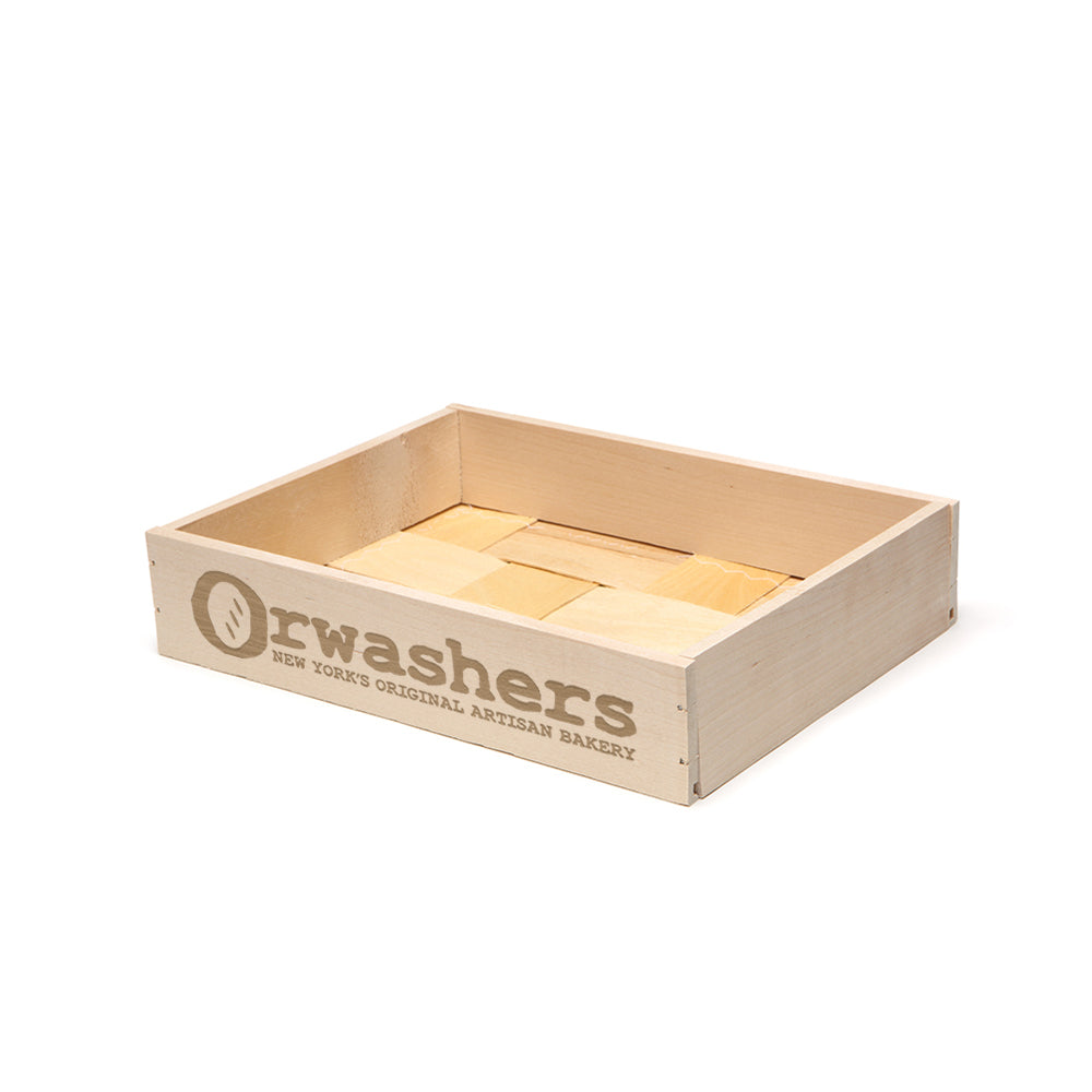 CHEVERNY Medium Wooden Gift Crate Case - 22ct Wooden Box (9.5