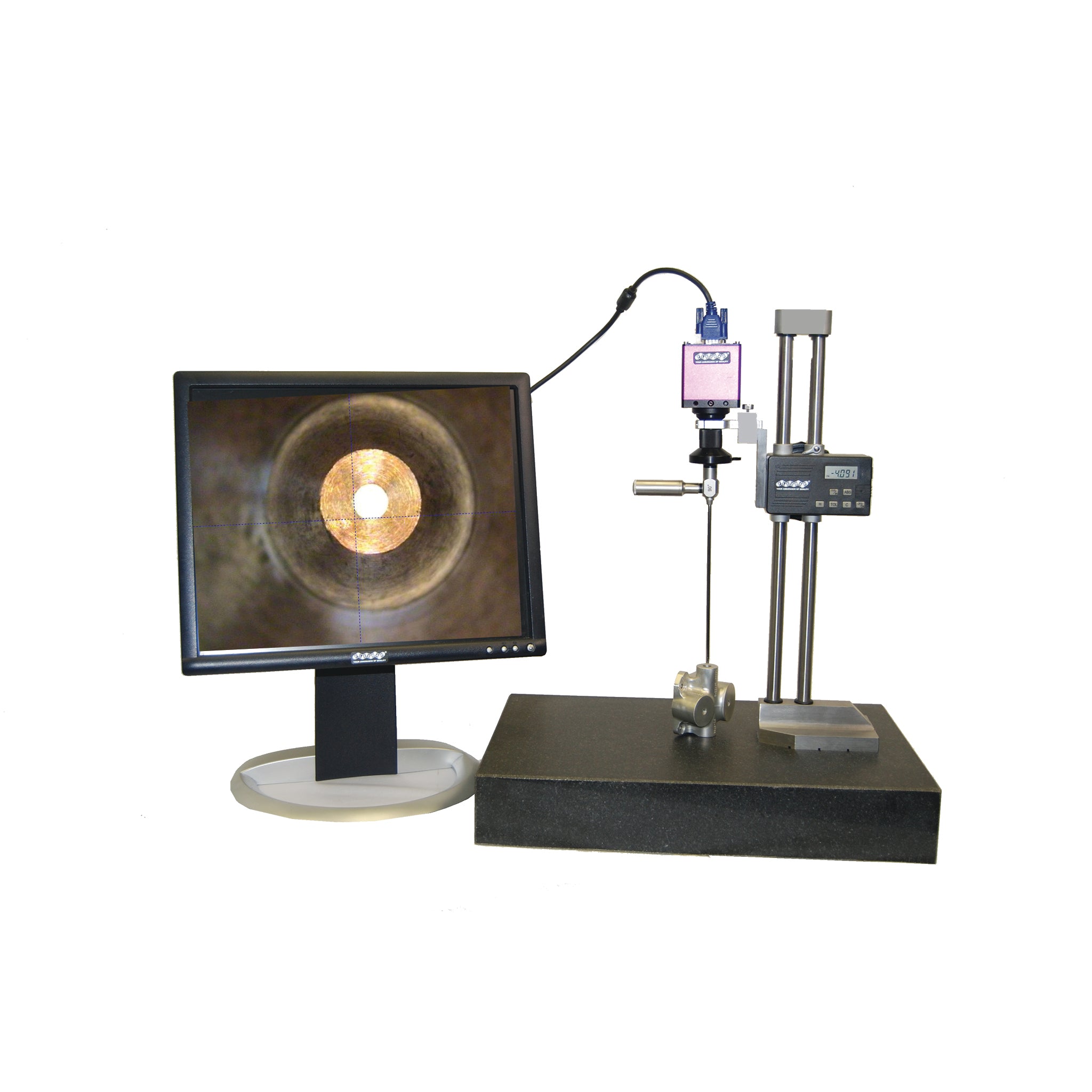 Precision Internal Bore Video Measurement & Inspection System for Industrial Pipes & Tubes - Ideal for Quality Control in Manufacturing, Automotive, and Aerospace Applications