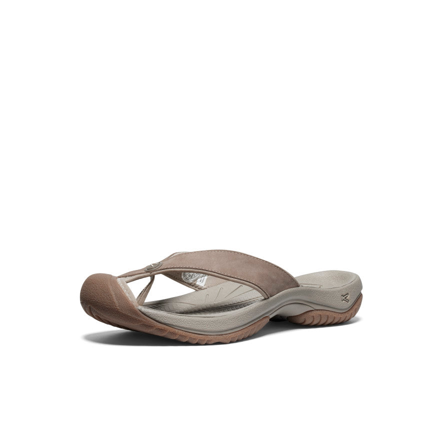 Men's Waimea Leather Flip Flops - Brindle/Birch | Comfortable & Durable Sandals for Beach, Pool & Casual Wear
