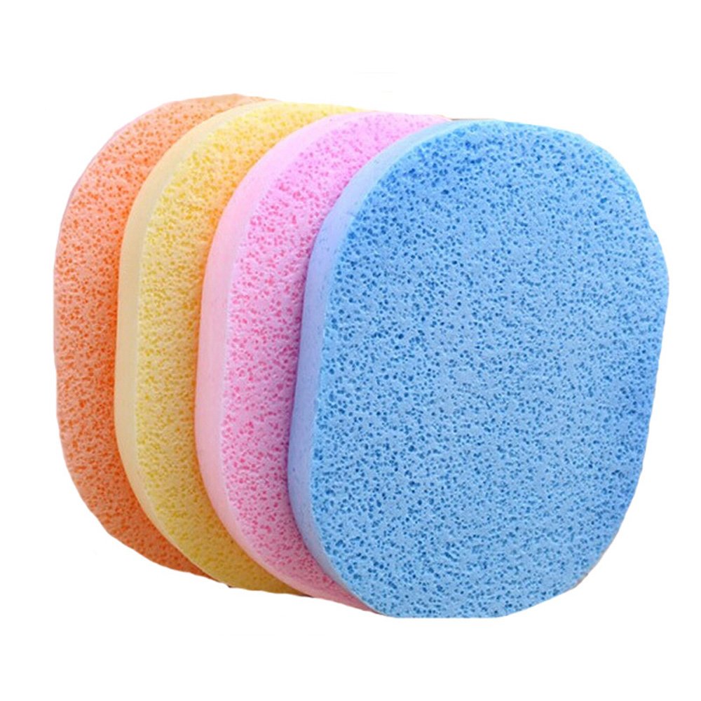 Soft & Spongy Facial Cleansing Sponges | 2-Pack with Dual Colors | Gentle Exfoliation for Sensitive Skin | Perfect for Makeup Removal & Daily Skincare Routine