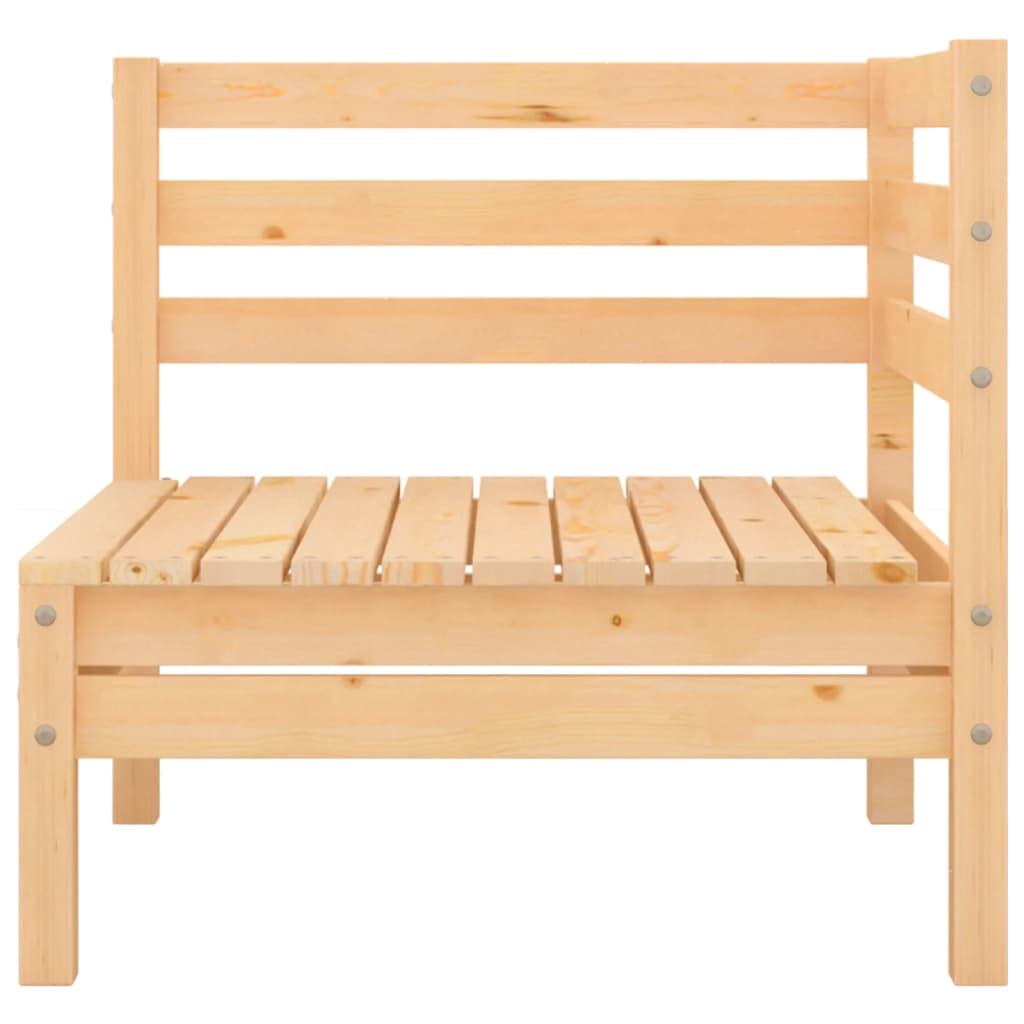Gecheer 2-Piece Solid Pine Wood Patio Lounge Set - Indoor/Outdoor Loveseat Furniture for Living Room, Poolside, Garden & Backyard Relaxation | Durable Weather-Resistant Outdoor Seating for Deck, Porch or Sunroom