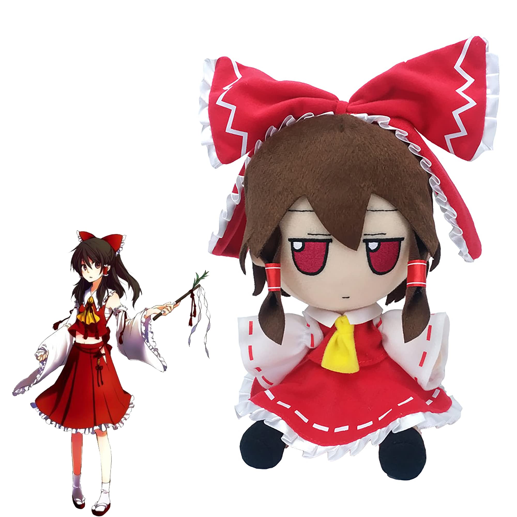 Touhou Project Plush Dolls - Reimu, Koishi, Youmu, Marisa - Anime Stuffed Toys for Birthday Gifts | Home Decor & Cosplay Props