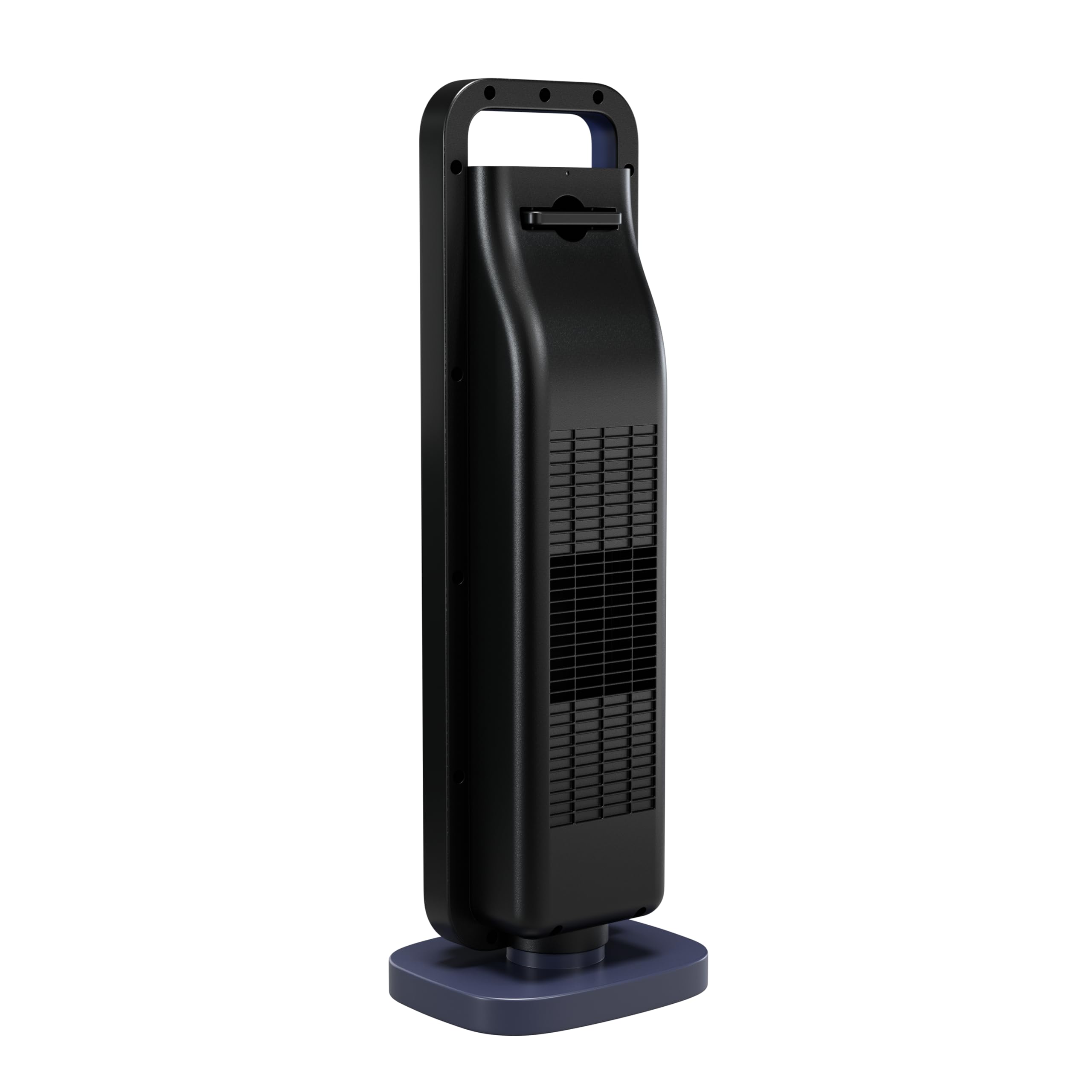 1500W Portable Space Heater with Remote Control, Thermostat & 24H Timer - 26 Inch Oscillating Indoor Heater for Bedroom, Office, Living Room | Overheat Protection & 50° Wide-Angle Heating | Navy Blue Energy Efficient Room Warmer
