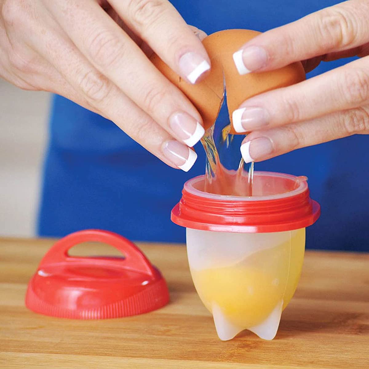 12-Pack WideSmart Silicone Egg Cooker Set - Non-Stick Egg Poachers, Boiled Egg Holders & No-Shell Egg Boiler Cups | Perfect for Breakfast Meal Prep, Camping & Keto Diet