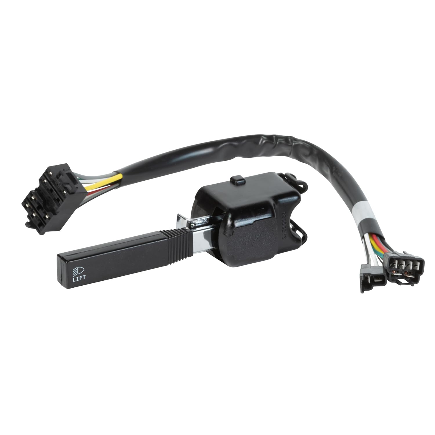 Kenworth OEM Replacement Turn Signal Switch Kit with Harness (48532) - Black | Compatible with Kenworth Trucks for Smooth Signaling & Safe Driving