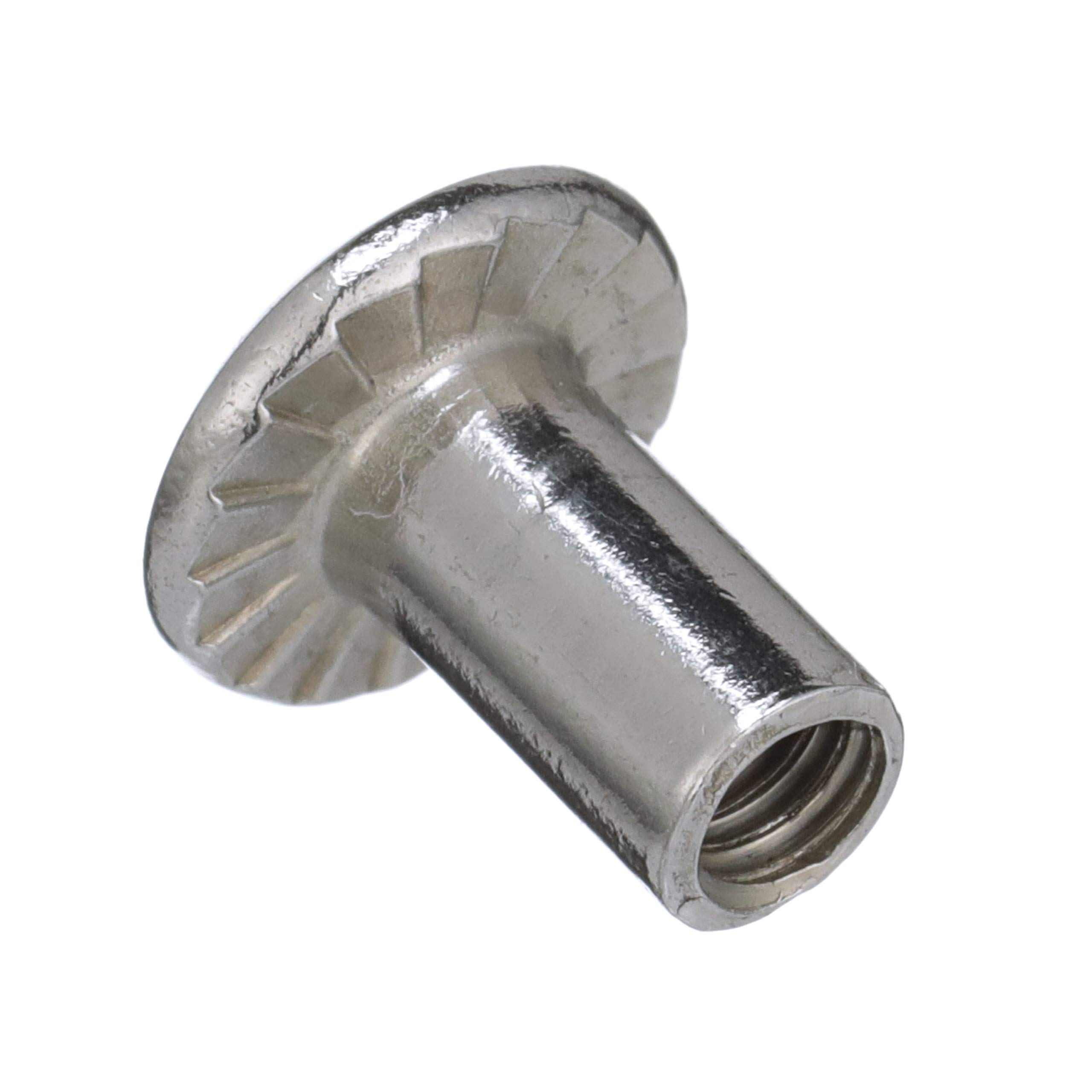 Seachoice 18-8 Stainless Steel Phillips Barrel Nuts with Truss Head - Heavy Duty Fasteners for Marine, Automotive & Industrial Applications