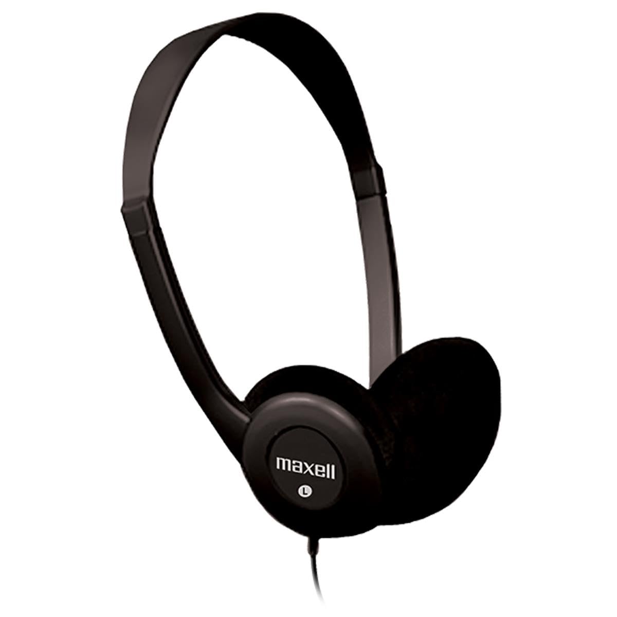 Maxell 025215190582 Wireless Bluetooth Headset - Universal Compatibility, Noise Cancelling, Comfortable Over-Ear Design (Black) - Perfect for Office Calls, Gaming & Music Listening