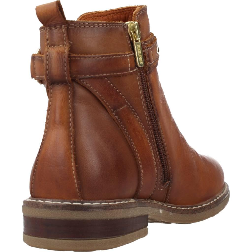 PIKOLINOS Women's Aldaya Leather Flat Ankle Boots - Comfortable & Stylish for Casual Wear, Office & Travel
