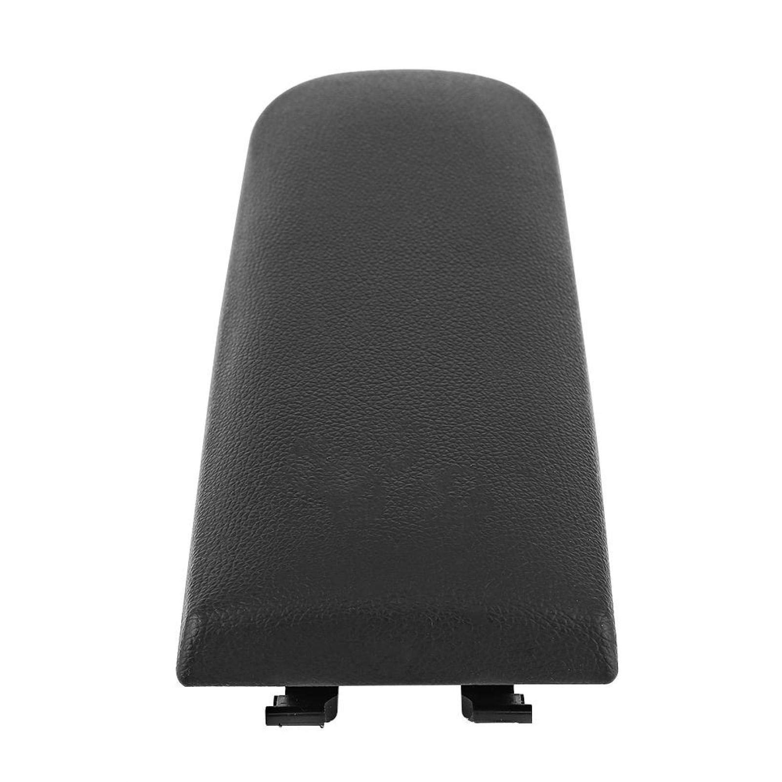 Premium Car Armrest Cover - Black, Gray, Beige Leatherette Padding with ABS Bottom Bracket - Universal Center Console Armrest Lid Protector for Comfort & Style - Perfect for Sedans, SUVs and Trucks