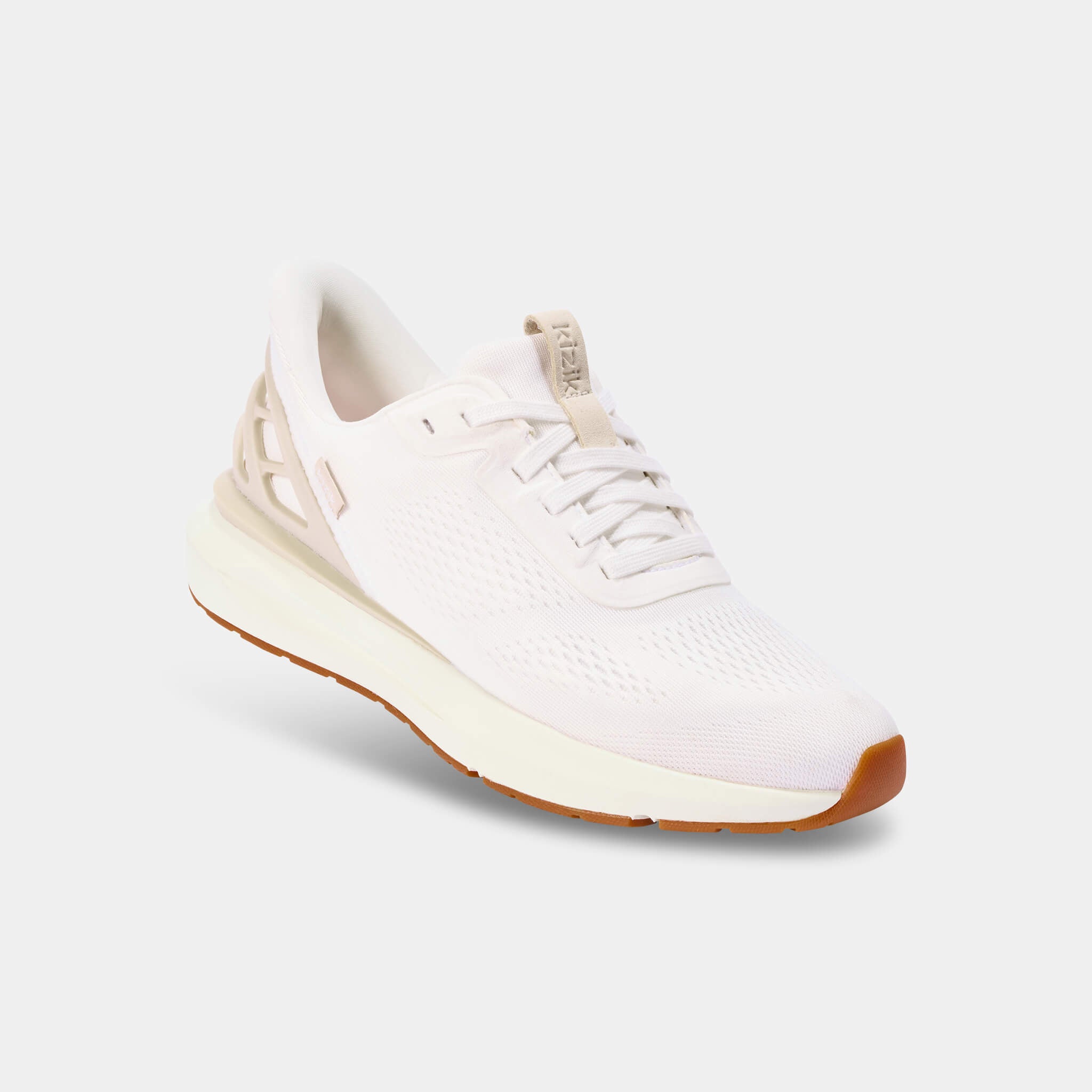 Men's Athens 2 Sneakers - Bright White Casual Shoes for Walking, Running & Everyday Wear