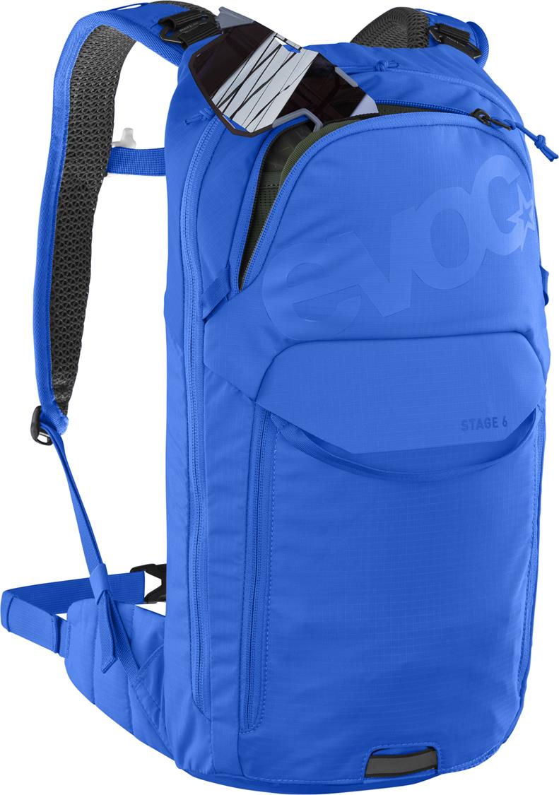 Evoc Stage 6 + 2L Hydration Bladder - Lightweight Bike Backpack with Water Reservoir for Mountain Biking, Hiking & Outdoor Adventures (SS25)