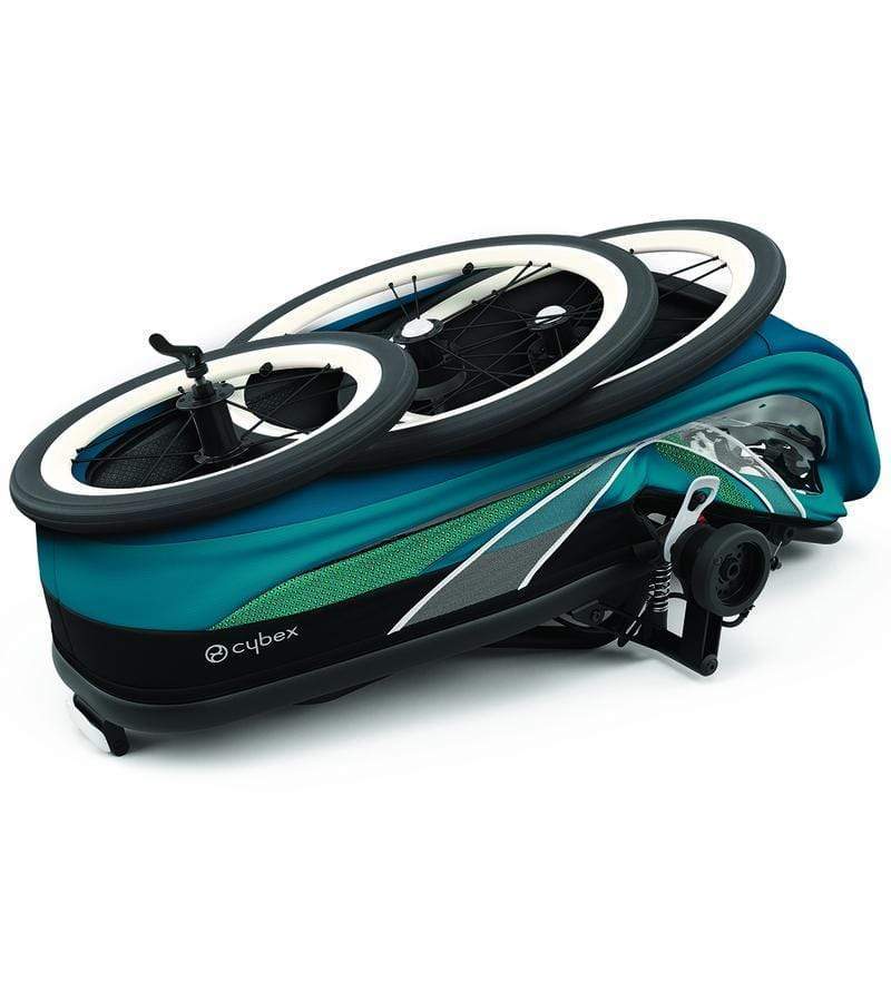 Cybex ZENO Multisport Stroller & Bike Trailer - Lightweight All-Terrain Baby Jogger for Running, Biking & Hiking - Perfect for Active Families & Outdoor Adventures