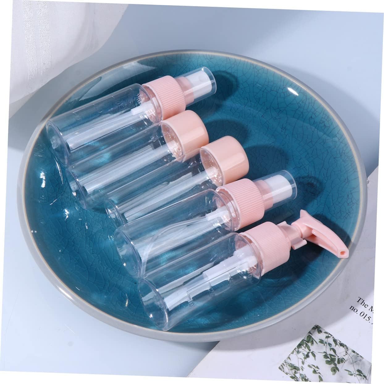 **Woodonick Travel Refillable Cosmetic Bottles Kit – Leak-Proof Portable Toiletry Containers for Lotion, Shampoo, Cream & Soap (Ideal for Air Travel, Gym & Vacation)**
