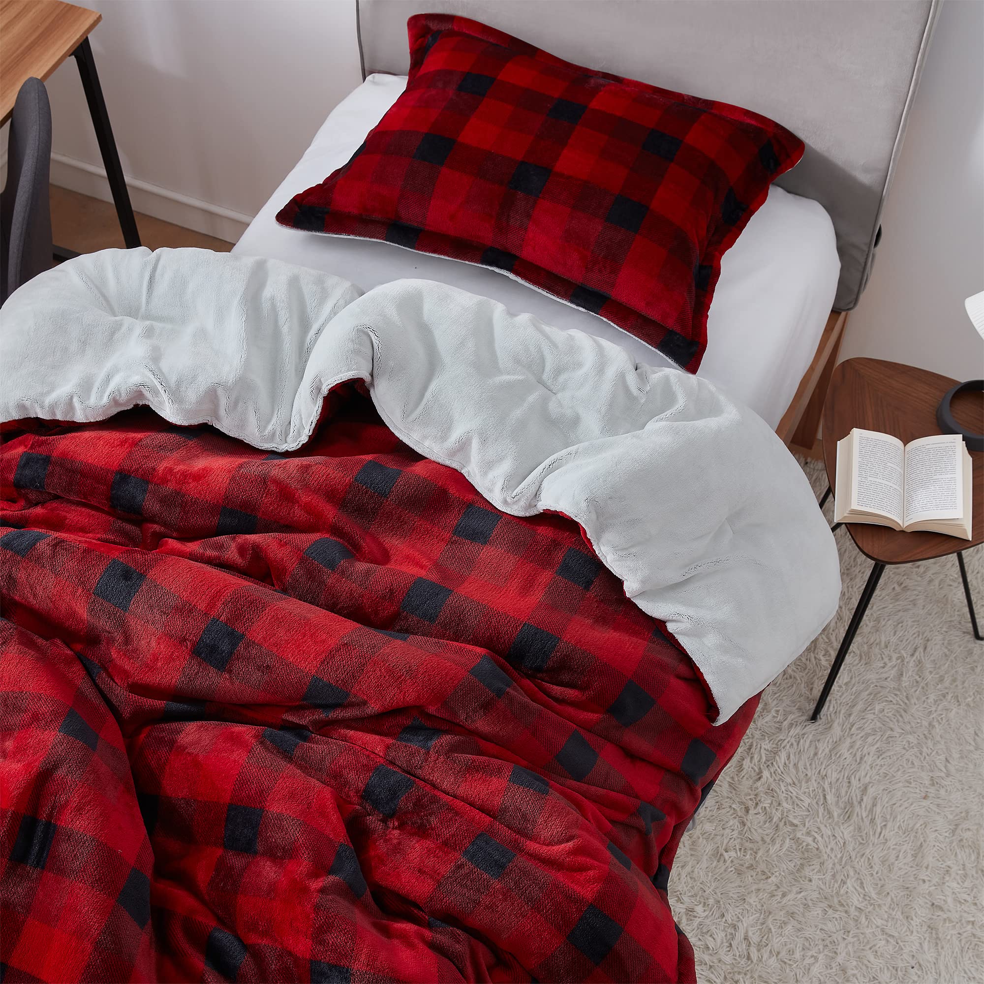 Byourbed Ah, Yes The Scottish Winter - Twin XL Comforter Set with Buffalo Plaid Pattern | Ultra Soft & Warm Bedding for Cold Weather | Perfect for Cozy Winter Nights, Cabin Retreats & Holiday Decor