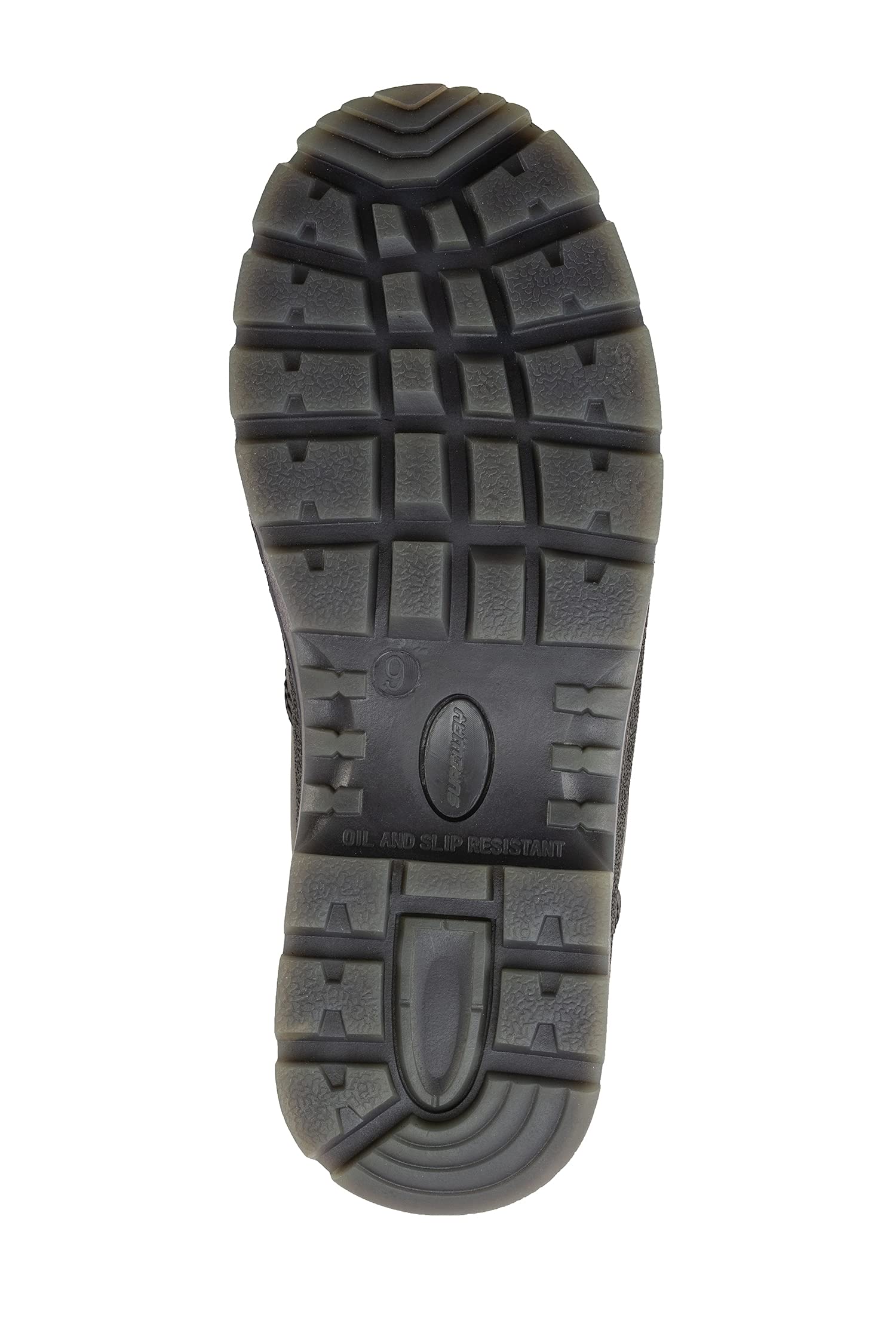 SUREWAY Men's Slip-On Work Boots - Waterproof & Slip-Resistant, Composite Safety Toe, Anti-Static - Industrial Construction & Fire Station Mechanic Chelsea Boots (Size 7.5) - Perfect for Heavy Duty Work, Outdoor Labor & Emergency Response Scenarios