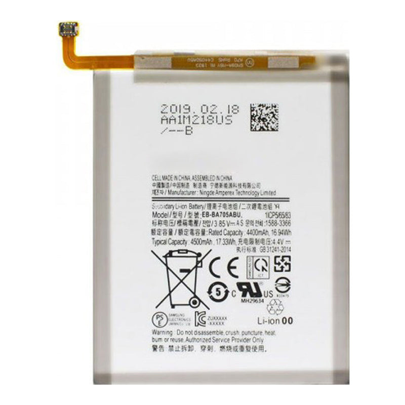 Original Samsung Galaxy A70 Battery Replacement - EB-BA705ABE | High Capacity 4500mAh | Fast Charging Compatible | Perfect for Travel, Work & Daily Use