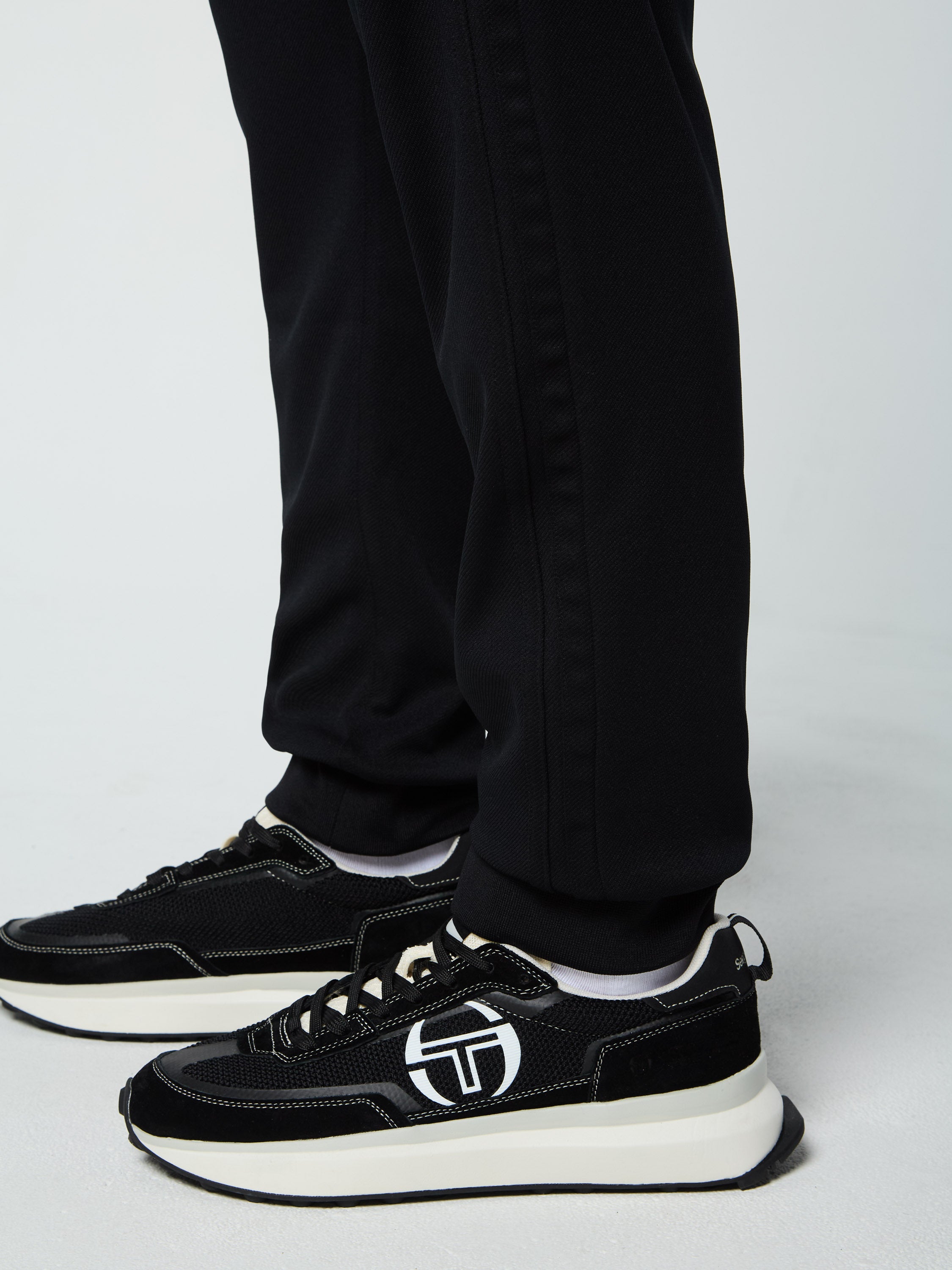 Damarindo Track Pants for Men - Comfortable Black Athletic Joggers with Elastic Waistband - Perfect for Running, Gym Workouts, and Casual Wear