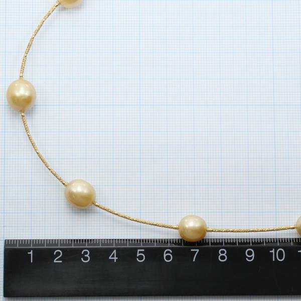 18K Yellow Gold South Sea Pearl Necklace - Elegant Women's Jewelry for Weddings, Parties & Special Occasions