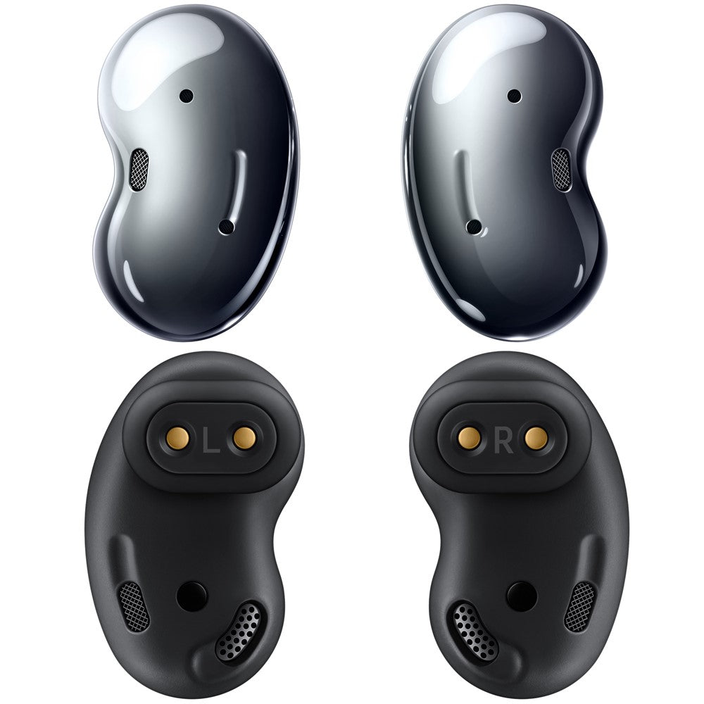 SAMSUNG Galaxy Buds Live SM-R180 Wireless Bluetooth Earbuds with Active Noise Cancelling (ANC) - Compatible with iOS & Android - Renewed Like New Mystic Black - Perfect for Workouts, Commuting & Travel