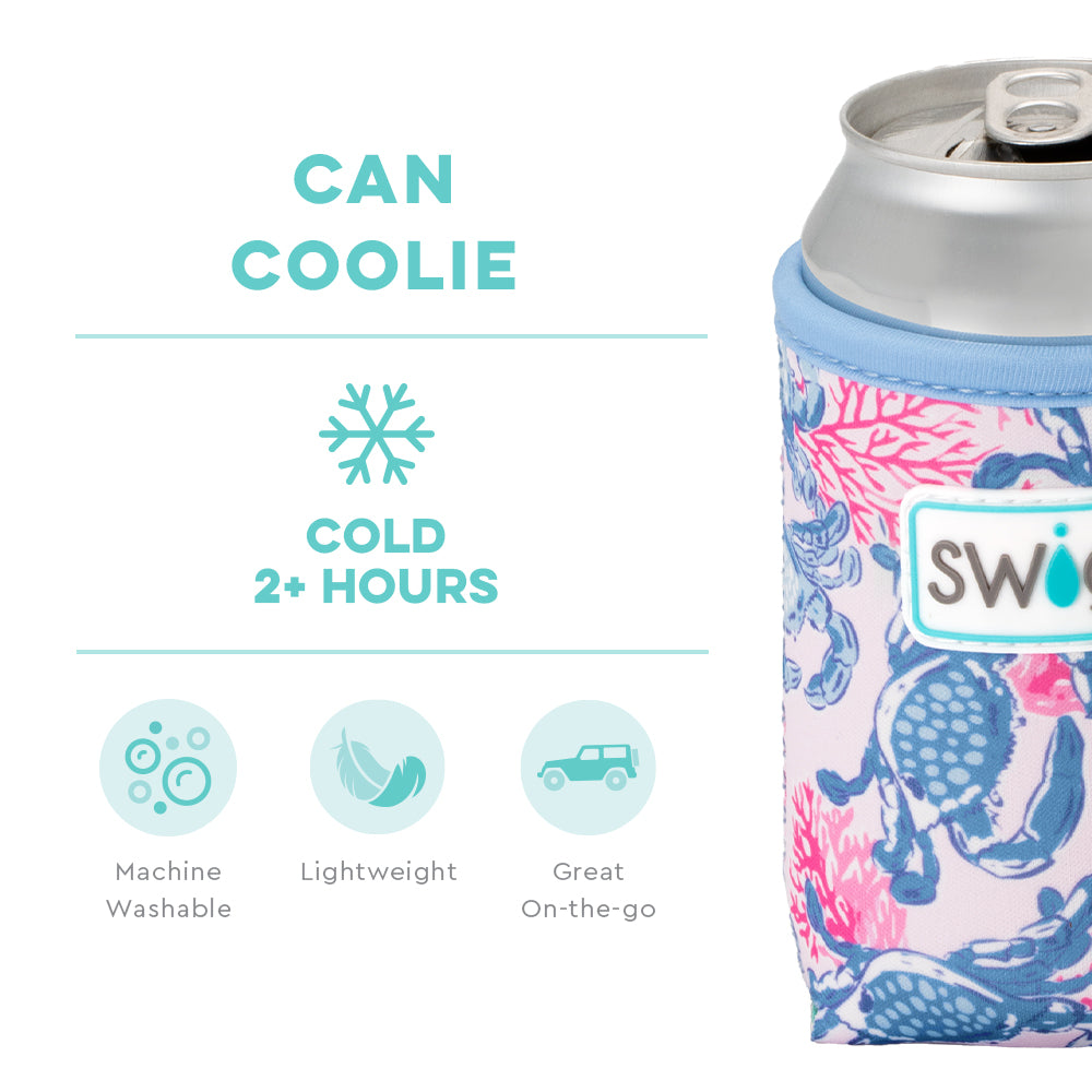 Get Crackin' Can Coolie - Insulated Beer Can Holder for Camping, Beach & Tailgating - Keep Drinks Cold Anywhere