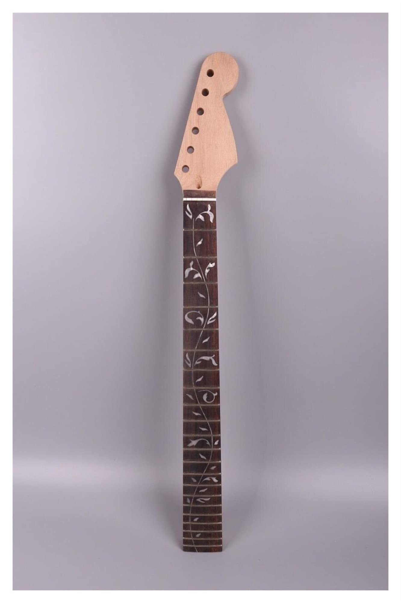 LYNLYN Replacement Guitar Neck - 22 Fret Rosewood Fretboard with Mahogany Vine Inlay for Electric/Acoustic Guitar Repair & Customization | Perfect for Musicians, Luthiers & DIY Guitar Upgrades