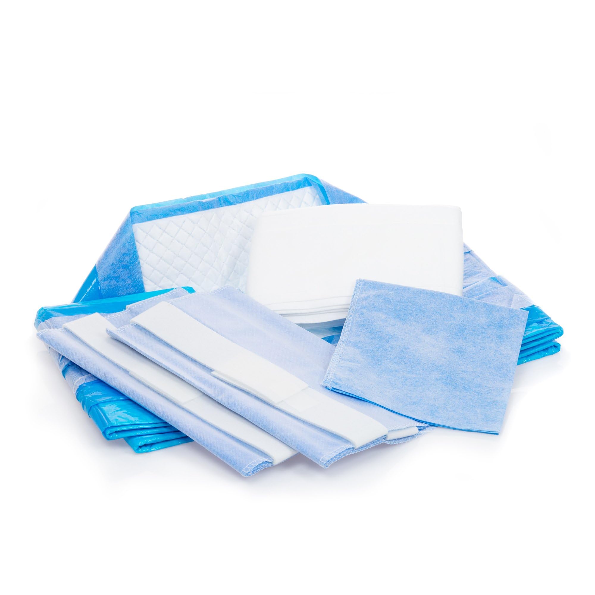 McKesson Exam Room Turnover Kit - 20 Count Operating Room Cleaning Supplies with Linen Kits, Bags & Mops | Ideal for Hospital, Clinic & Medical Facility Sanitation