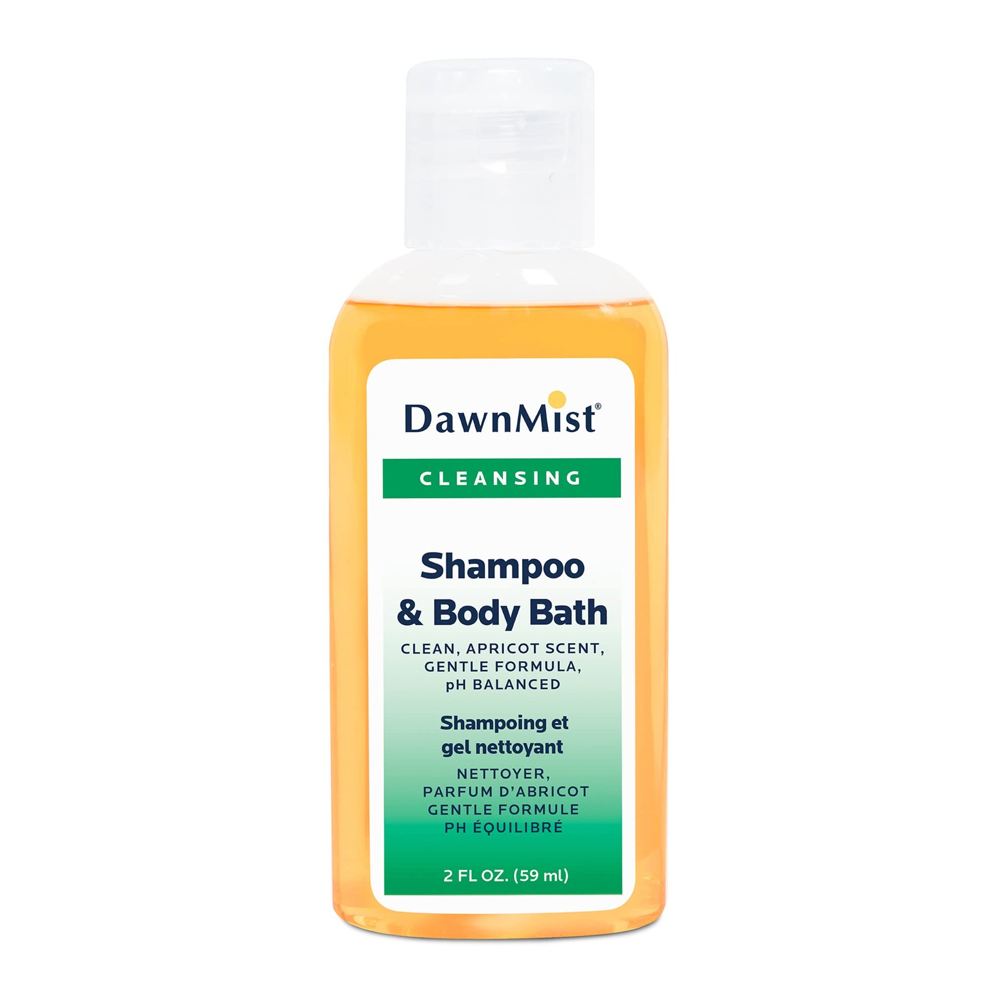 Apricot Scented Shampoo & Body Wash - 2 oz Travel Size (144/Case) | Perfect for Hotels, Gyms & Travel Toiletries