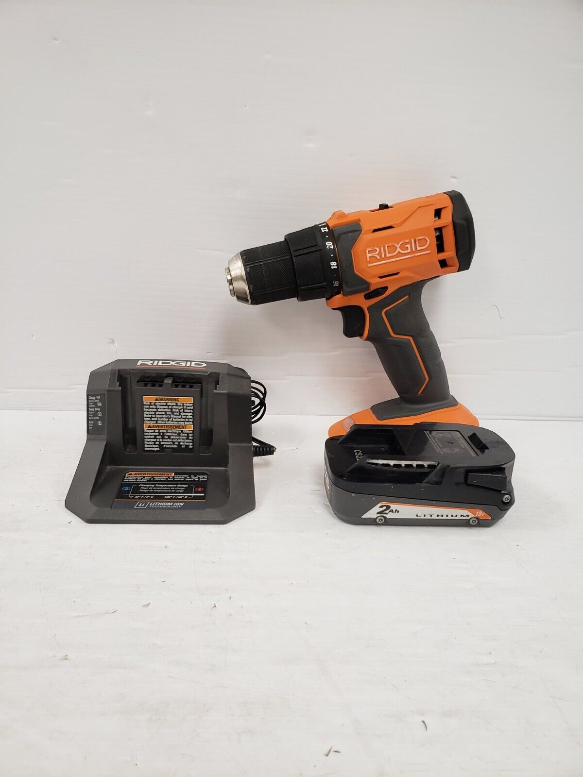 Ridgid R860012 18V Cordless Drill - Powerful & Durable for Home Improvement & Construction Projects