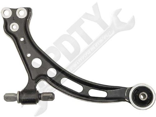 APDTY 631514 Front Lower Left Control Arm with Bushings - Replacement Suspension Part for Smooth Ride & Vehicle Stability - Perfect for Off-Roading, Daily Commuting & Rough Terrain Driving