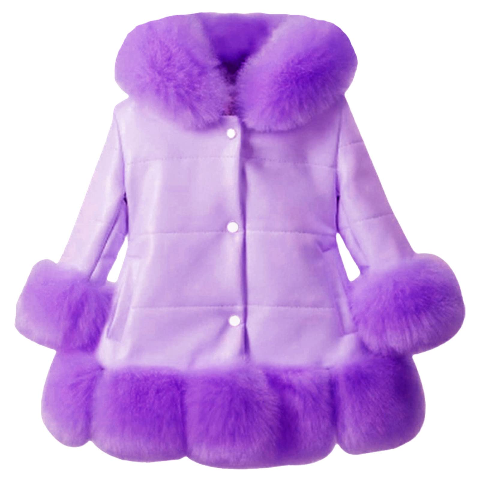 Stylish Winter Baby Coats for Girls - Warm Faux Fur Outerwear for Kids | Perfect for Cold Weather, Outdoor Play & Holiday Outfits