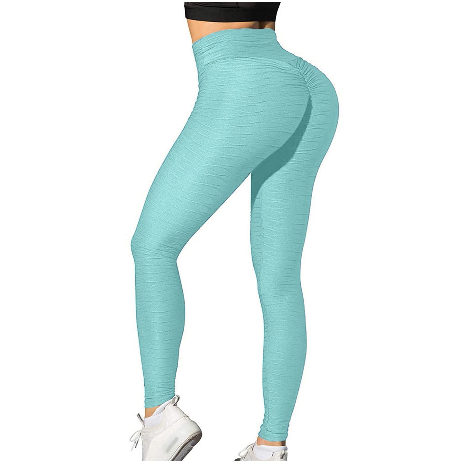 Kuluzego Women's High Waist Yoga Pants - Summer Fall Workout Leggings for Running, Gym & Training - Trendy Athletic Tights 2022 - Perfect for Fitness, Lounge & Everyday Wear