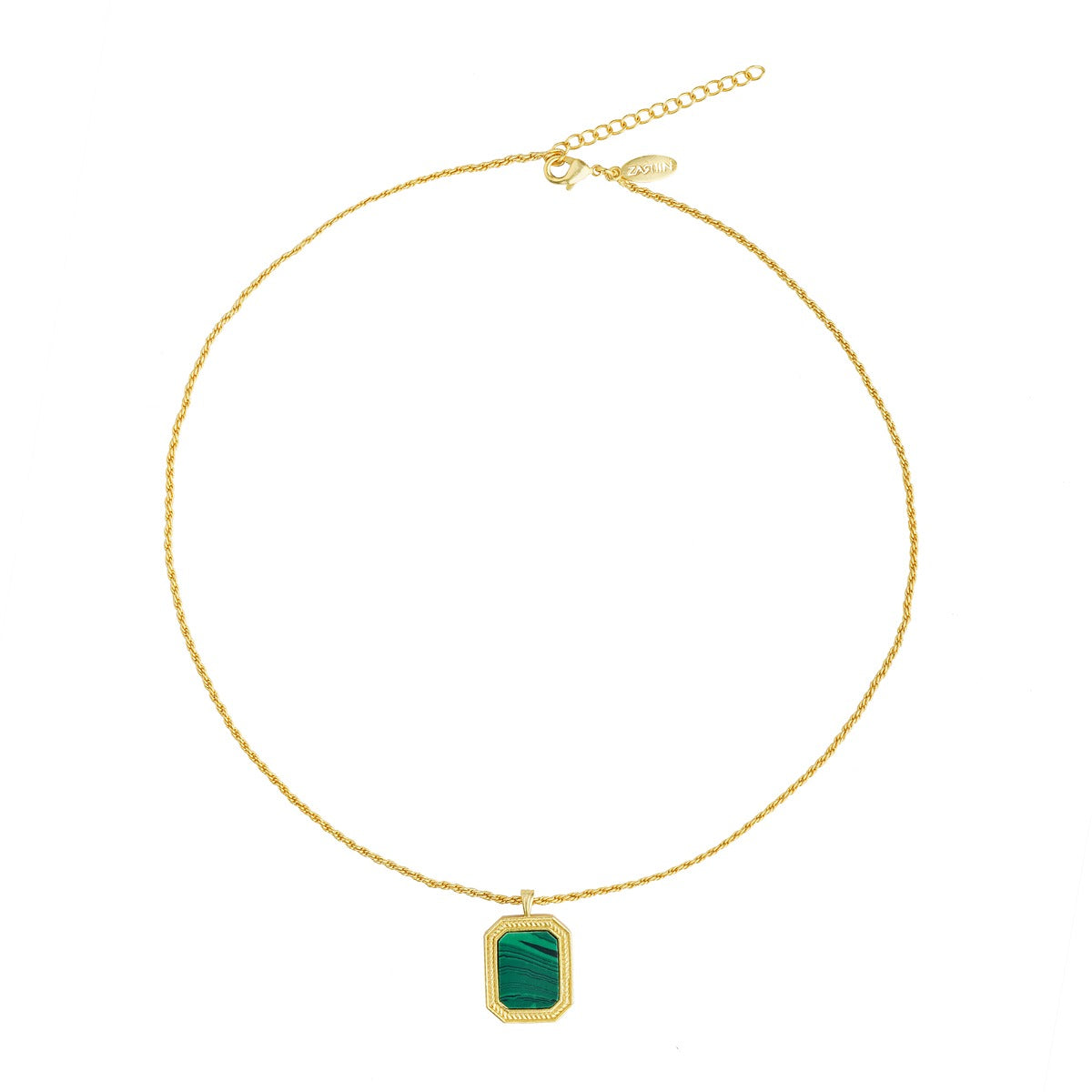 True Essence Malachite Pendant Necklace & Stud Earrings Set - Elegant Jewelry Gift for Women, Perfect for Parties, Weddings & Everyday Wear