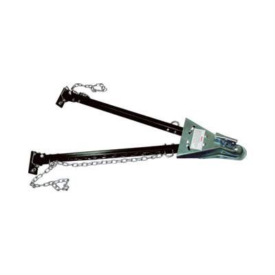 Universal Adjustable Tow Bar Kit with Magnetic Tow Lights - Heavy Duty Towing Accessory for Trucks, SUVs, Trailers - Perfect for Road Trips, Camping & Vehicle Recovery
