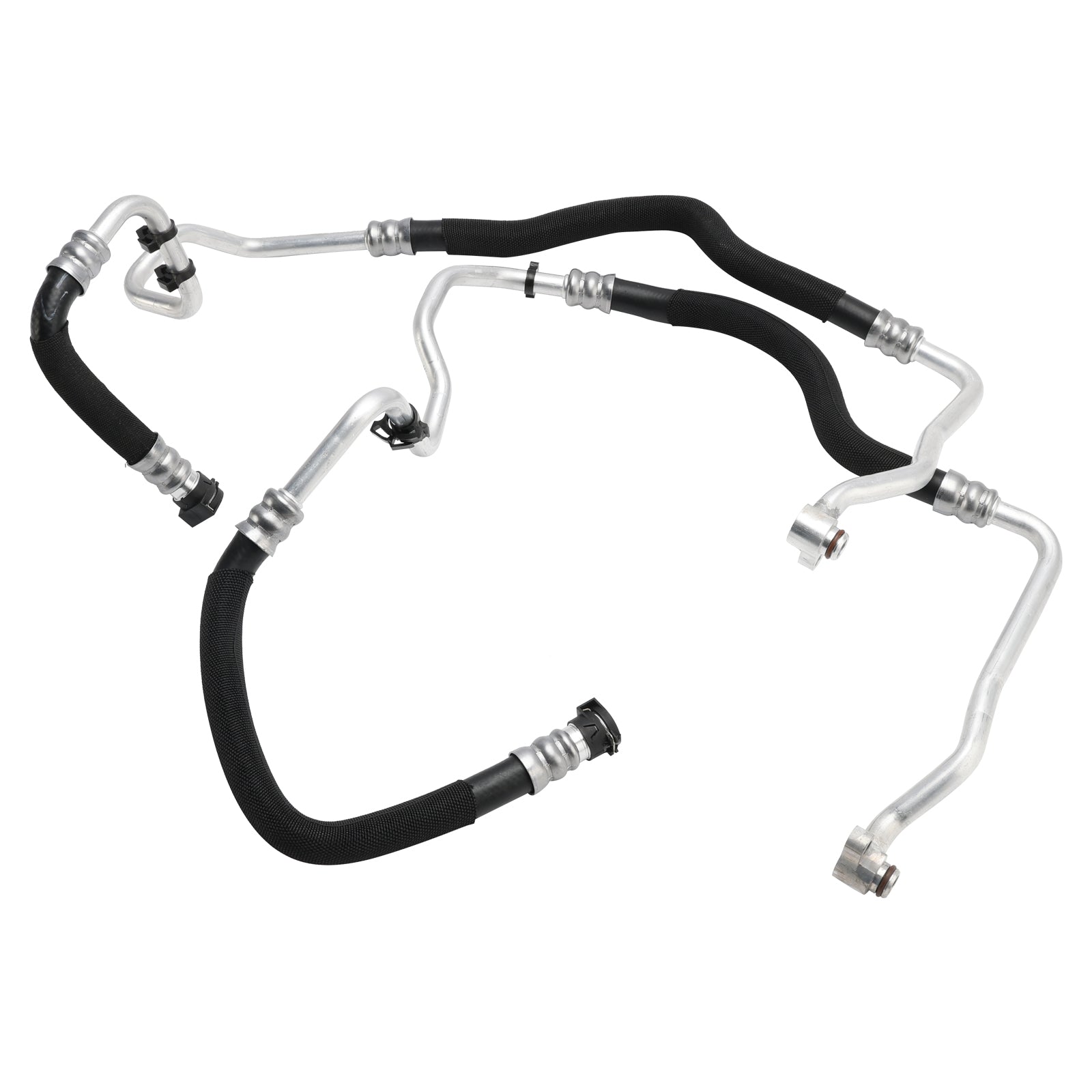 BMW 550i Engine Oil Cooler Line Replacement 17227589509 17227589510 - Compatible with 2008-2017 5 Series F10 Models - Perfect for Oil Leak Repairs & Cooling System Maintenance