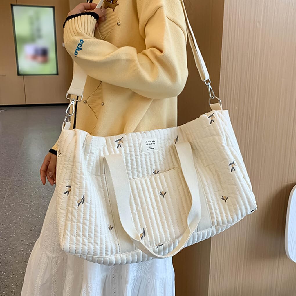 Korean Fashion Mommy Handbag - Large Capacity Diaper Bag with Reinforced Bottle Pocket & Cotton Storage | Perfect for Baby Outings, Travel & Daily Use