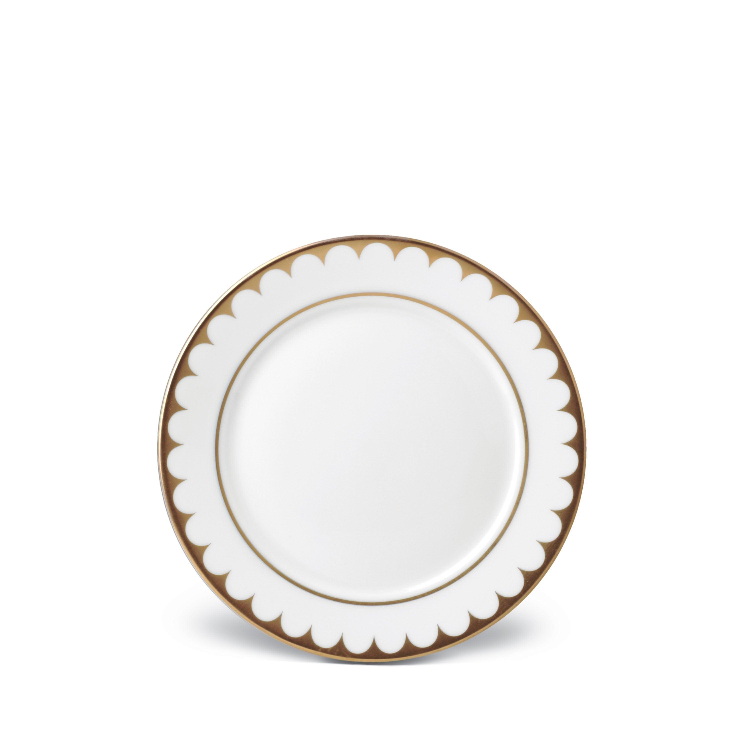 Aegean Style Filet Bread and Butter Plate Set - Elegant Appetizer Dish for Dinner Parties, Tea Time, and Home Entertaining