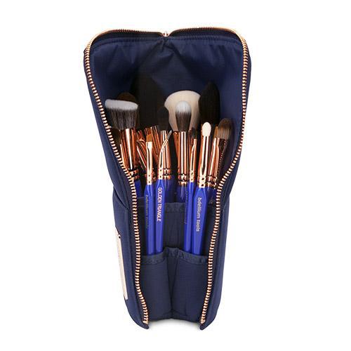 Bdellium Tools Golden Triangle Phase II 15-Piece Professional Makeup Brush Set for Eyeshadow, Blending & Contouring - Perfect for Makeup Artists & Beginners