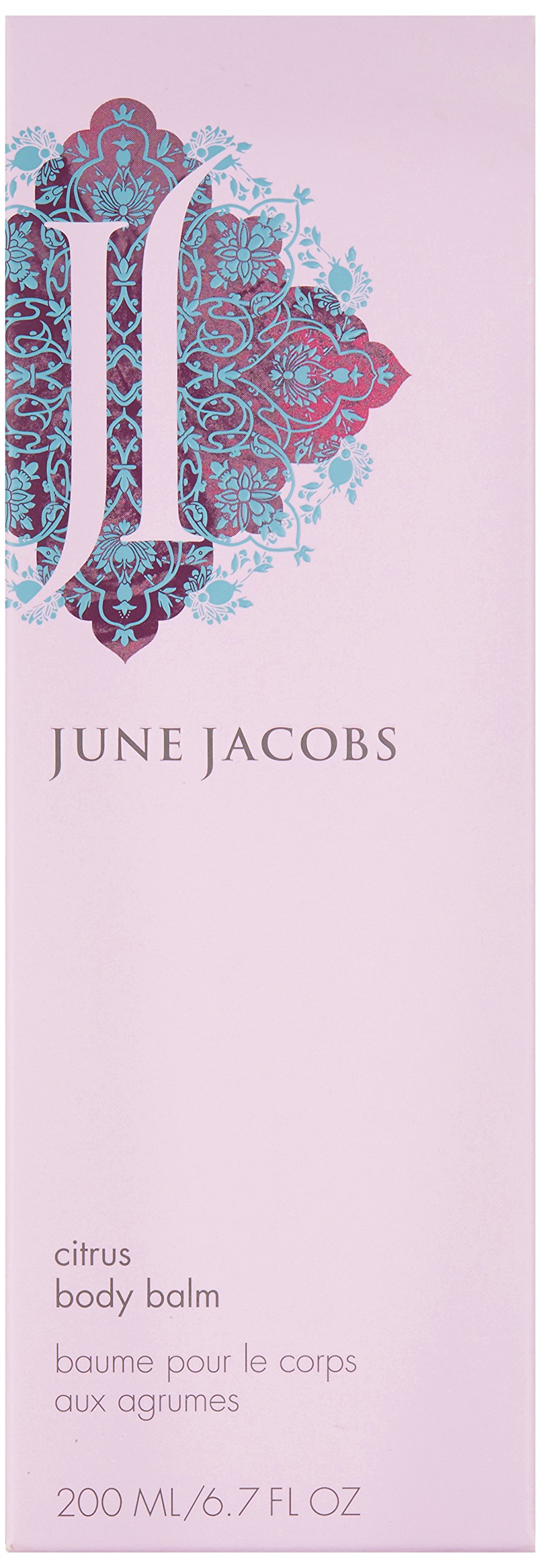 June Jacobs Citrus Body Balm - 6.7 Fl Oz Moisturizing Cream for Dry Skin | Hydrating & Nourishing Body Care | Perfect for Daily Use & After Shower