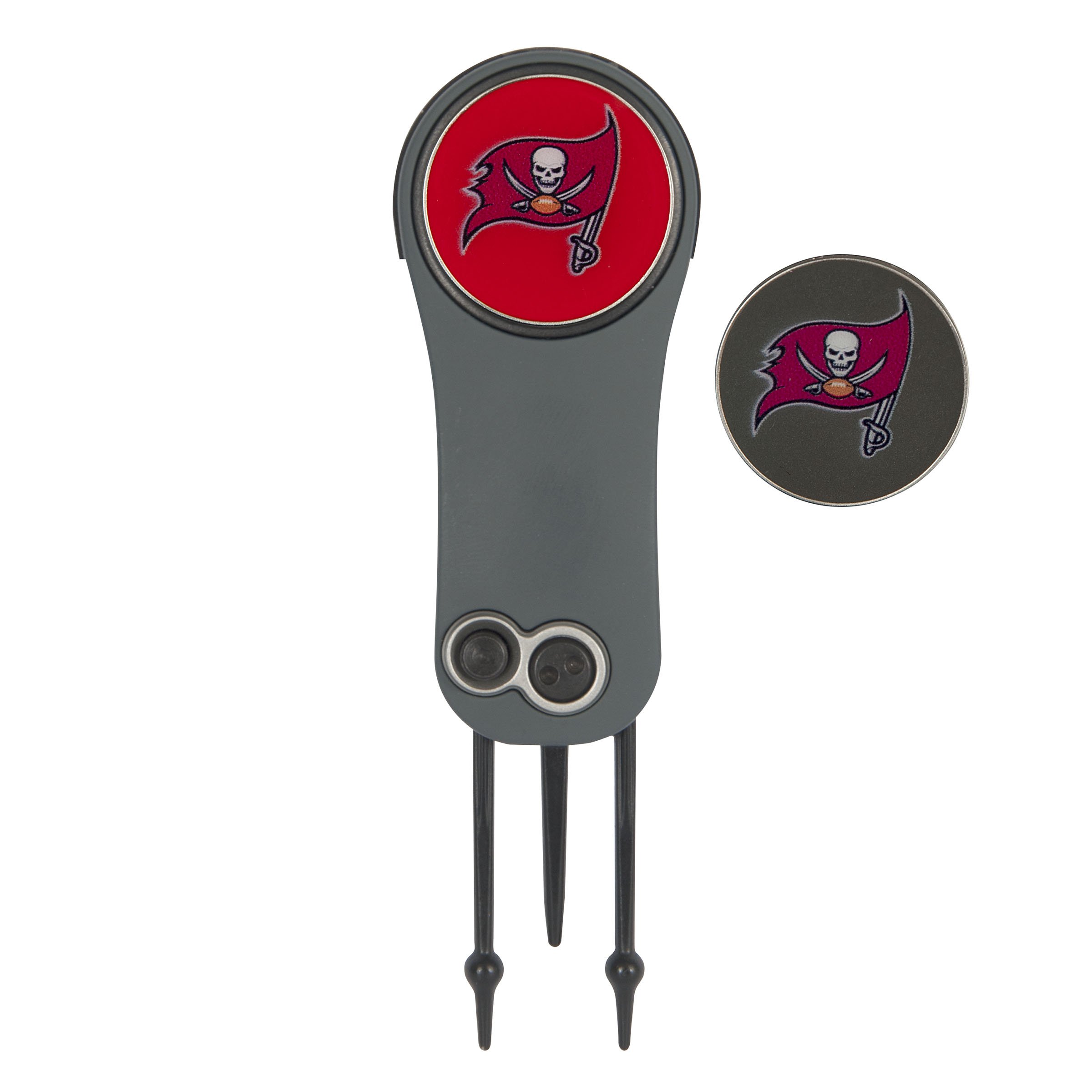 NFL Switchblade Multi-Tool with 2 Golf Ball Markers - Perfect for Football Fans & Golfers on the Go